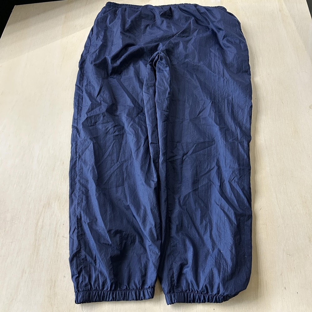 Vintage Spalding Windbreaker Track Pants Mens XL Blue Lined Running Gym Athletic